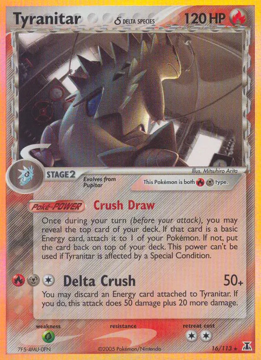 Tyranitar δ 16 Delta Species Pokesingles