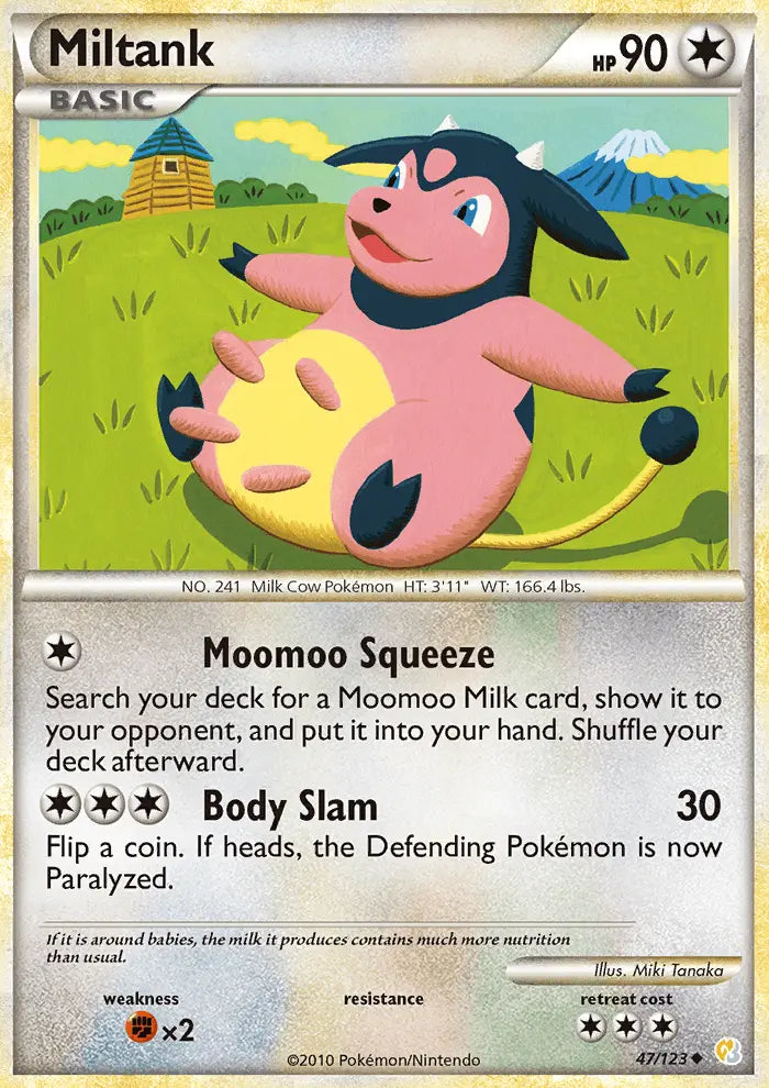 Miltank 47 HeartGold SoulSilver Pokesingles