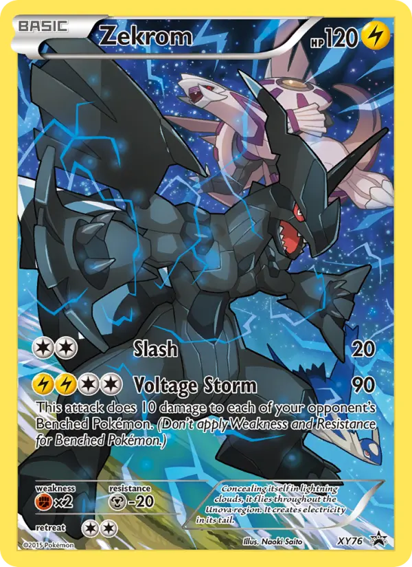 Zekrom XY76 XY Black Star Promos Pokesingles