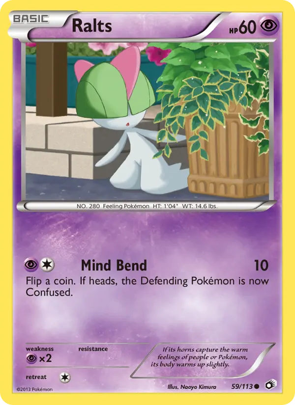 Ralts 59 Legendary Treasures Pokesingles