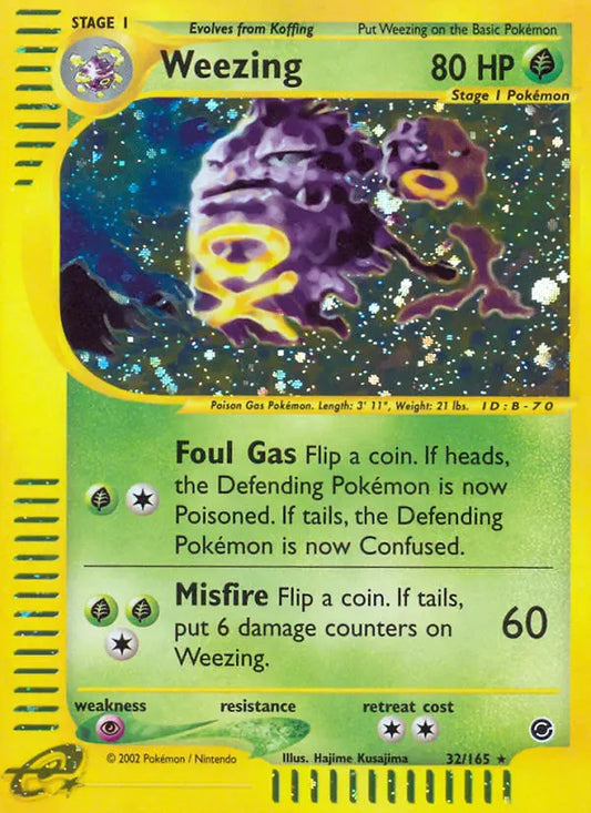 Weezing 32 Expedition Base Set Pokesingles