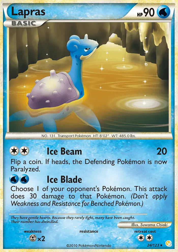 Lapras 24 HeartGold SoulSilver Pokesingles
