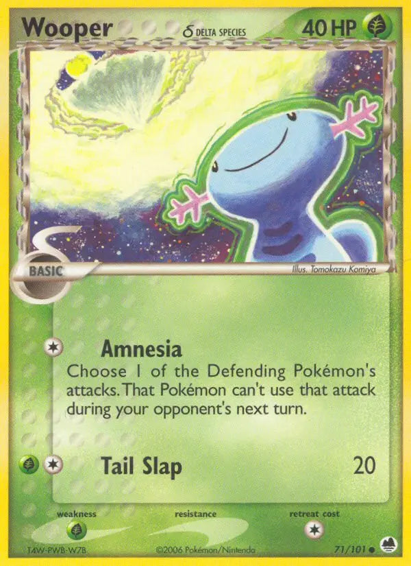 Wooper δ 71 Dragon Frontiers Pokesingles