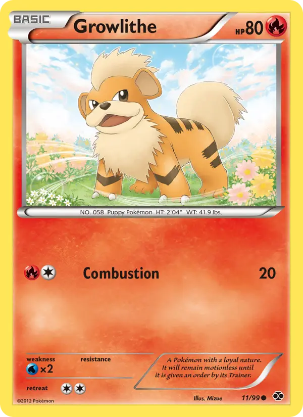 Growlithe 11 Next Destinies Pokesingles