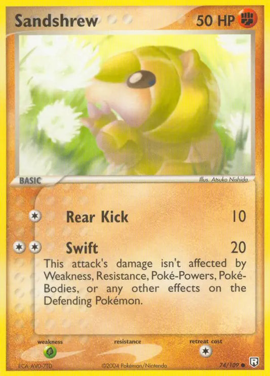Sandshrew 74 Team Rocket Returns Pokesingles