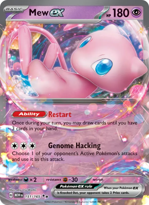 Mew ex 151 151 Pokesingles