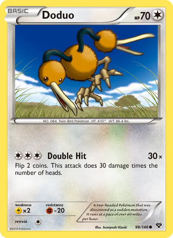 Doduo 98 XY Pokesingles