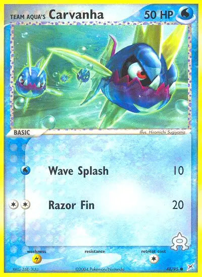 Team Aqua's Carvanha 48 Team Magma vs Team Aqua Pokesingles