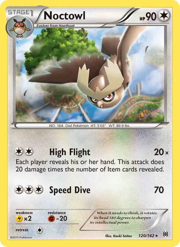 Noctowl 120 BREAKthrough Pokesingles