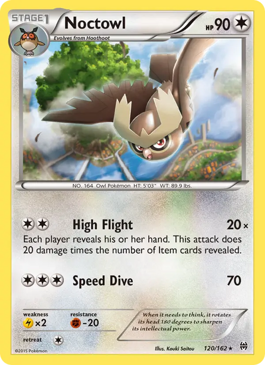 Noctowl 120 BREAKthrough Pokesingles