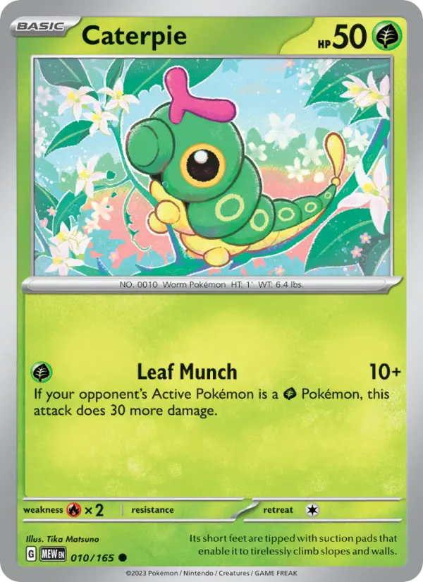 Caterpie 10 151 Pokesingles