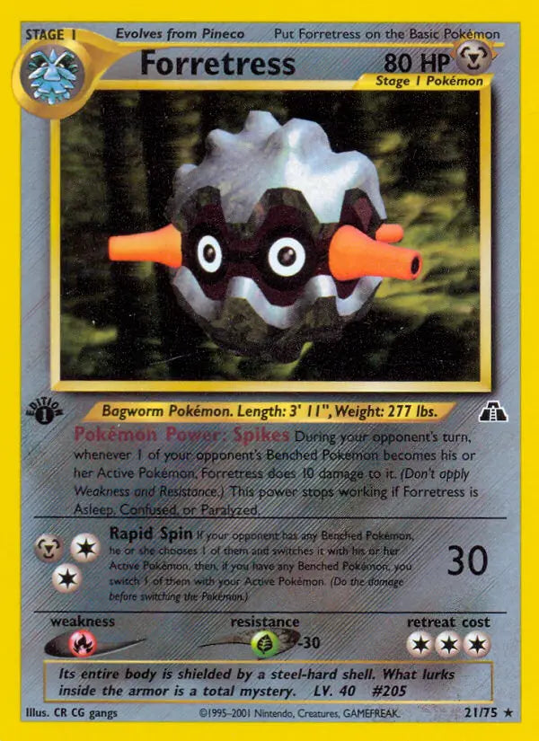 Forretress 21 Neo Discovery Pokesingles