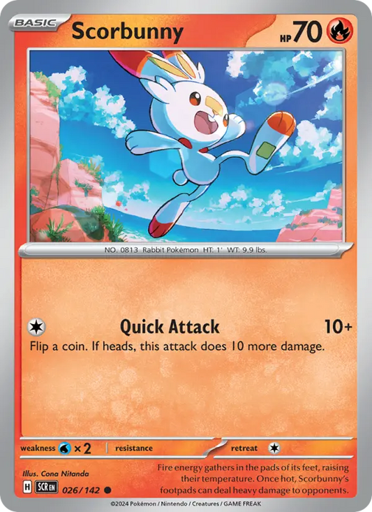 Scorbunny 26 Stellar Crown Pokesingles