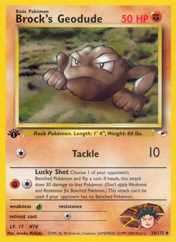 Brock's Geodude 38 Gym Heroes Pokesingles