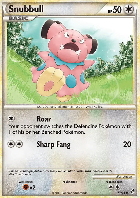 Snubbull 71 Call of Legends Pokesingles