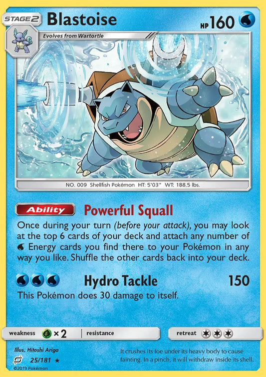 Blastoise 25 Team Up Pokesingles