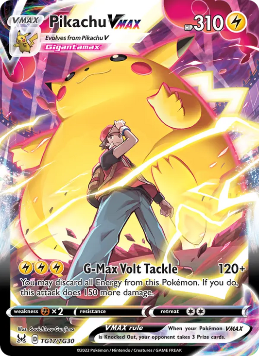 Pikachu VMAX TG17 Lost Origin Pokesingles
