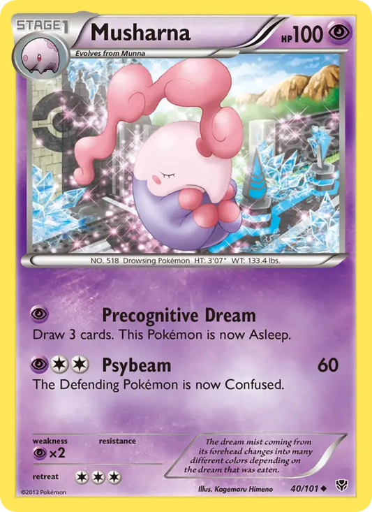 Musharna 40 Plasma Blast Pokesingles