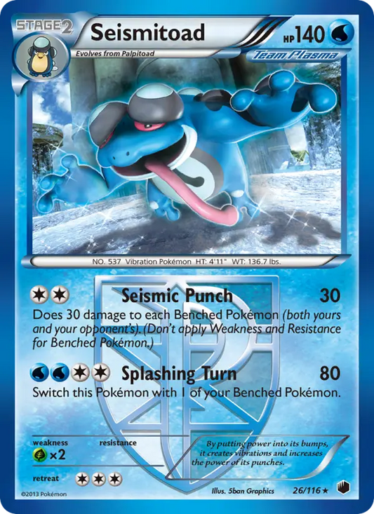 Seismitoad 26 Plasma Freeze Pokesingles