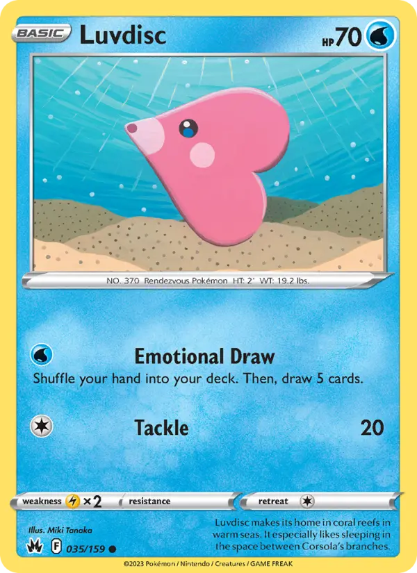 Luvdisc 35 Crown Zenith Pokesingles