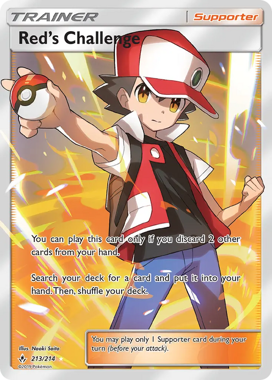 Red’s Challenge 213 Unbroken Bonds Pokesingles