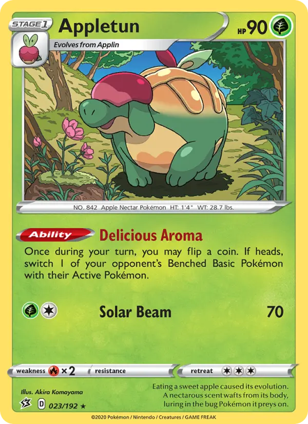 Appletun 23 Rebel Clash Pokesingles