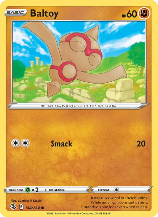 Baltoy 144 Fusion Strike Pokesingles