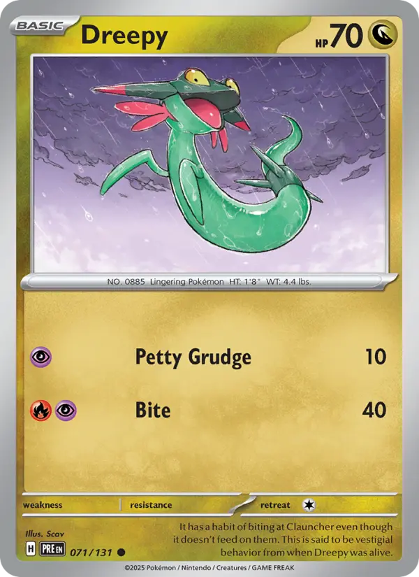 Dreepy 71 Prismatic Evolutions Pokesingles