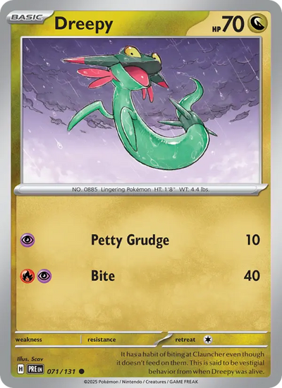 Dreepy 71 Prismatic Evolutions Pokesingles