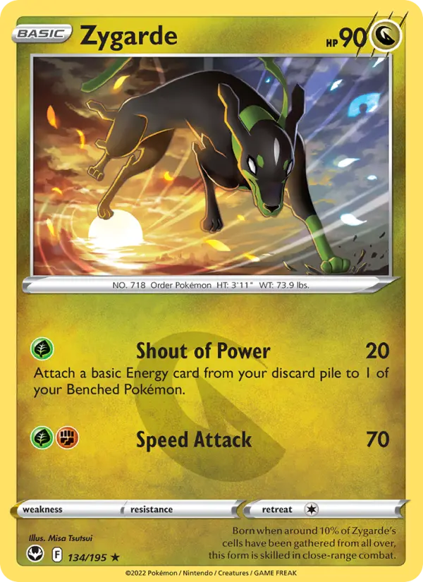 Zygarde 134 Silver Tempest Pokesingles