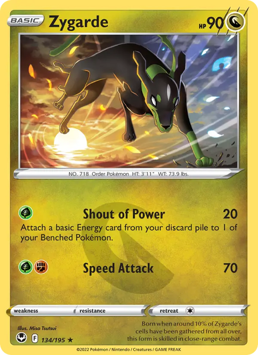 Zygarde 134 Silver Tempest Pokesingles
