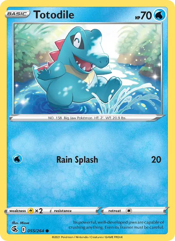 Totodile 55 Fusion Strike Pokesingles