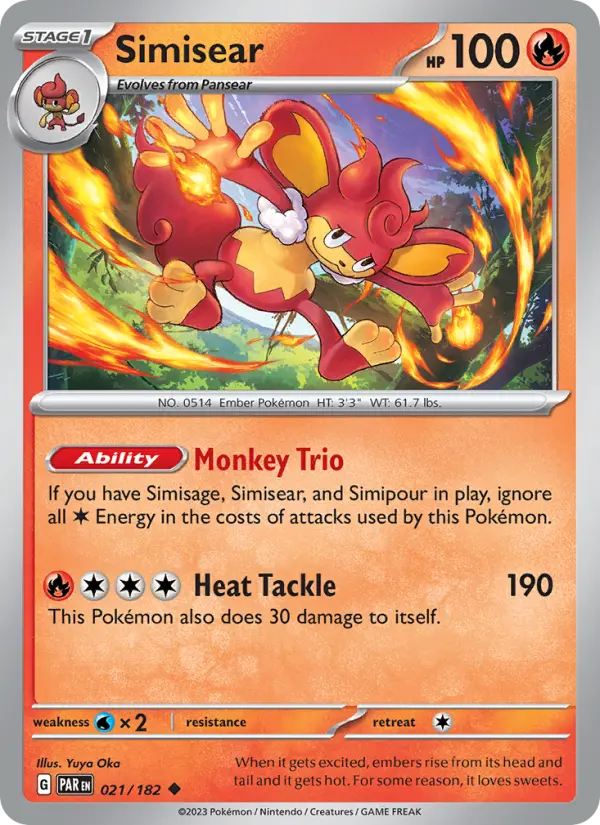 Simisear 21 Paradox Rift Pokesingles