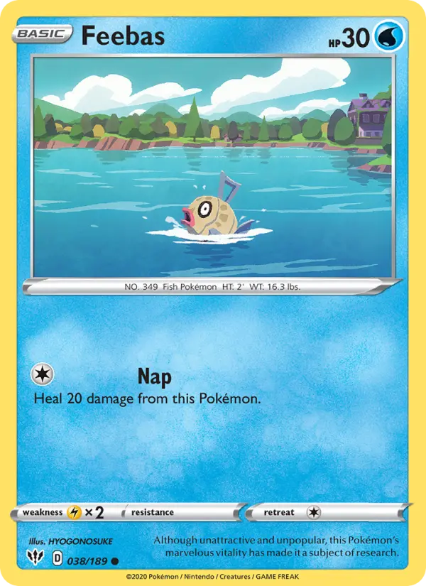 Feebas 38 Darkness Ablaze Pokesingles