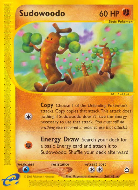 Sudowoodo 36 Aquapolis Pokesingles