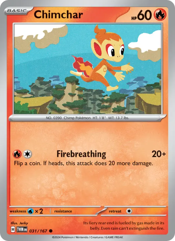 Chimchar 31 Twilight Masquerade Pokesingles