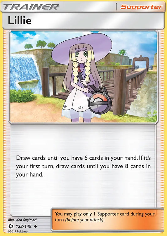 Lillie 122 Sun & Moon Pokesingles