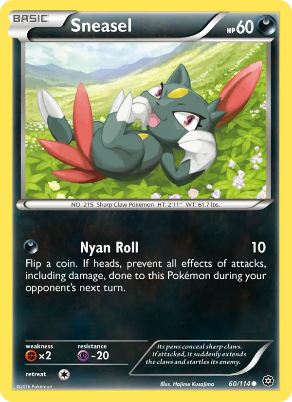Sneasel 60 Steam Siege Pokesingles