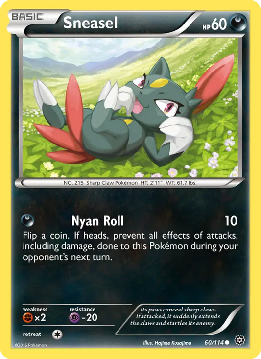 Sneasel 60 Steam Siege Pokesingles
