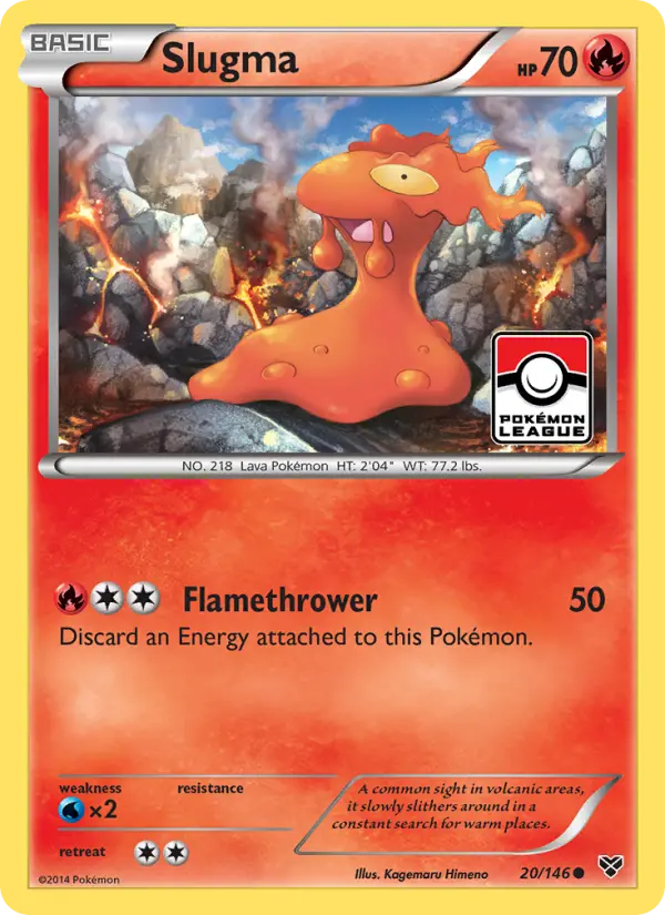 Slugma 20 XY Pokesingles