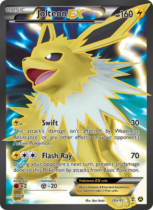 Jolteon EX 28 Generations Pokesingles