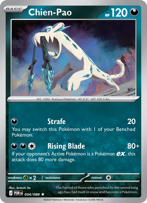 Chien-Pao 54 Perfect Order Pokesingles