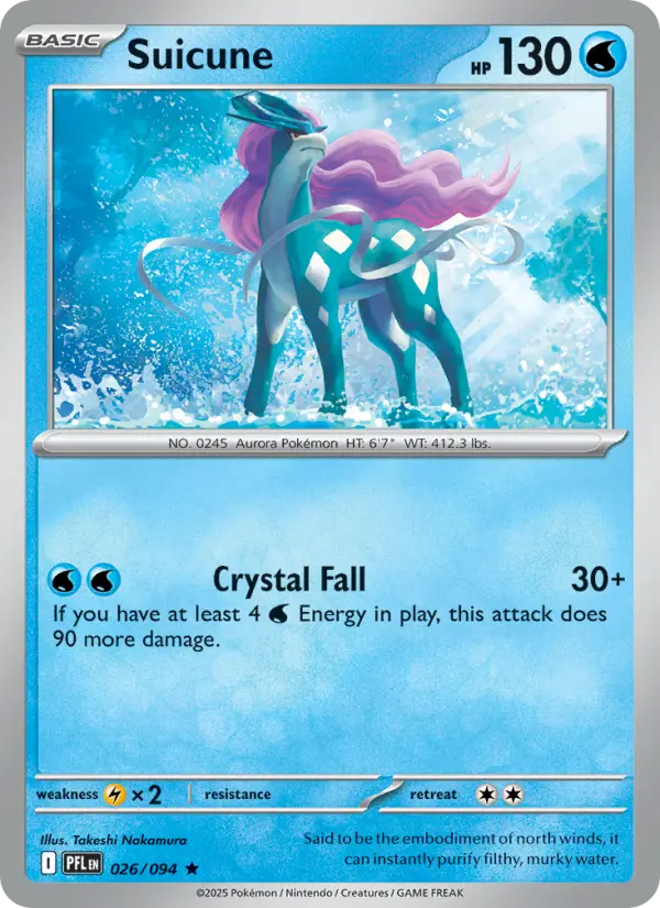 Suicune 26 Phantasmal Flames Pokesingles
