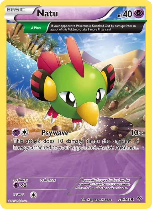 Natu 28 Roaring Skies Pokesingles