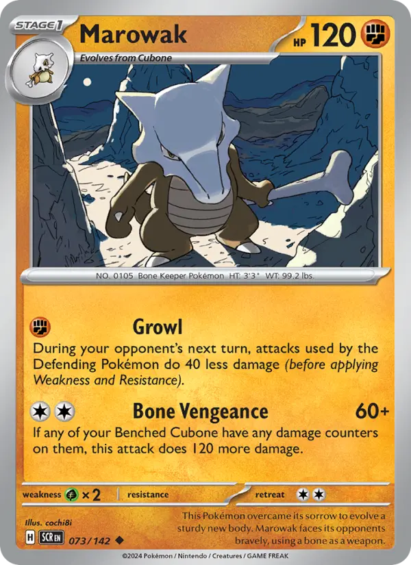 Marowak 73 Stellar Crown Pokesingles
