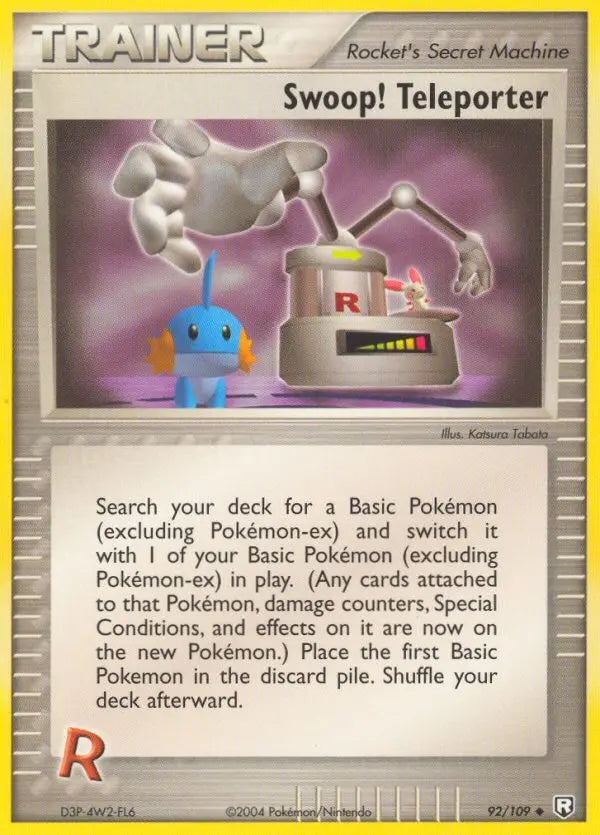 Swoop! Teleporter 92 Team Rocket Returns Pokesingles