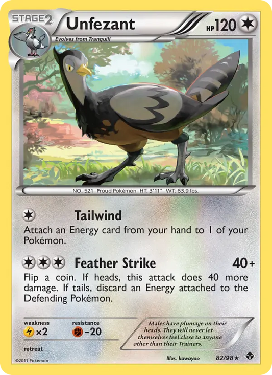 Unfezant 82 Emerging Powers Pokesingles