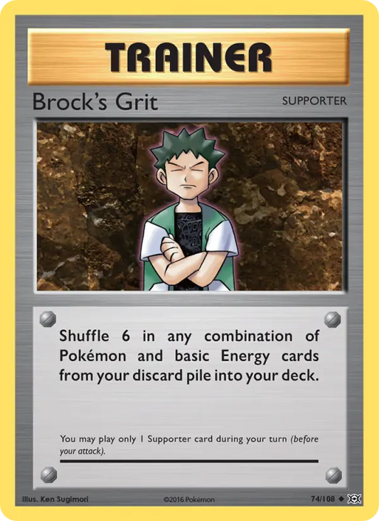 Brock's Grit 74 Evolutions Pokesingles