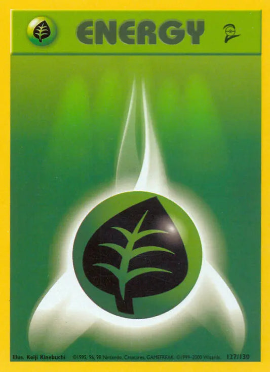 Grass Energy 127 Base Set 2 Pokesingles
