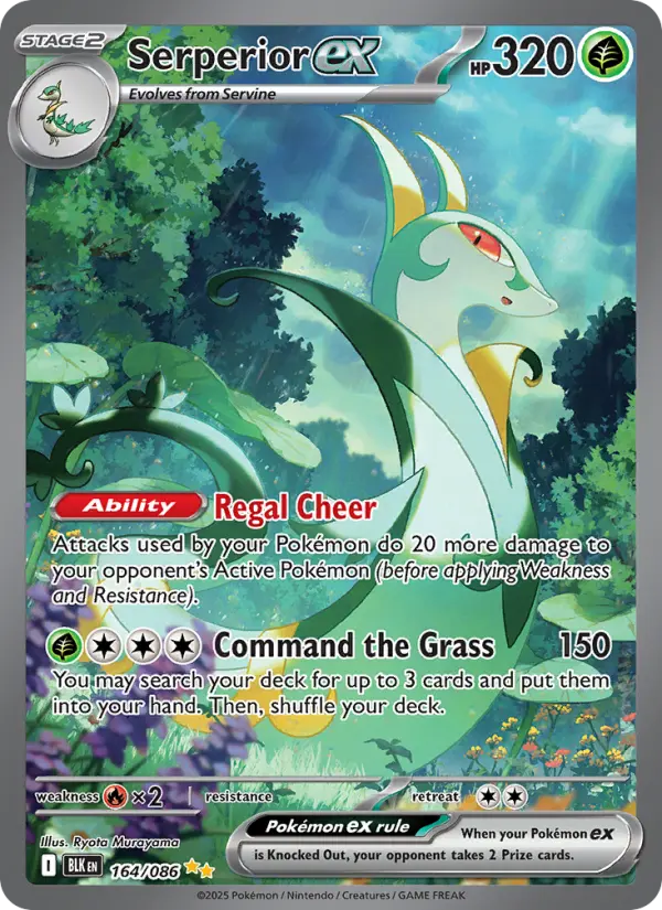 Serperior ex 164 Black Bolt Pokesingles